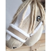 The adjustable halter for Hobby Horse A3 - beige with white furry