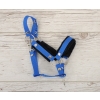 The adjustable halter for Hobby Horse A3 - blue with black furry