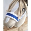 The adjustable halter for Hobby Horse A3 - blue with white furry