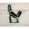 The adjustable halter for Hobby Horse A3 - khaki with black furry