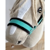 The adjustable halter for Hobby Horse A3 - mint with black furry