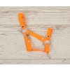 The adjustable halter for Hobby Horse A3 - neon orange