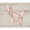 The adjustable halter for Hobby Horse A3 - powder pink