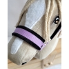 The adjustable halter for Hobby Horse A3 - purple with black furry