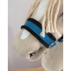 The adjustable halter for Hobby Horse A3 - turquoise with black furry