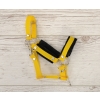 The adjustable halter for Hobby Horse A3 - yellow with black furry