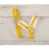 The adjustable halter for Hobby Horse A3 - yellow with white furry