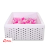 Toddler Ball-pit Dry Pool minky with balls 200pcs - black Stars