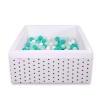 Toddler Ball-pit Dry Pool minky with balls 200pcs - black Stars