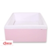 Toddler Ball-pit Dry Pool minky without balls - pink