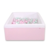 Toddler Ball-pit minky with balls 200pcs - pink