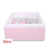 Toddler Ball-pit minky with balls 200pcs - pink