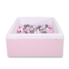 Toddler Ball-pit minky with balls 200pcs - pink