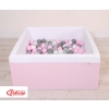 Toddler Ball-pit minky with balls 200pcs - pink