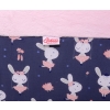 Toddler Ball-pit minky without balls - blue rabbits