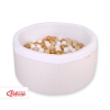 Toddlers Ball-pit minky with balls 200pcs - golden Stars