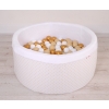 Toddlers Ball-pit minky with balls 200pcs - golden Stars