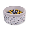 Toddlers Ball-pit minky with balls 200pcs - gray rabbits