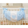 Toys bag- Hanging Hearts blue stripes