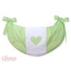 Toys bag- Hanging Hearts green