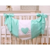Toys bag- Hanging Hearts mint
