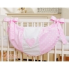 Toys bag- Hanging Hearts white dots on pink