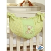 Toys bag- Teddy Bear with bow green