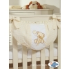 Toys bag- Teddy bear with bow white