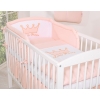 Universal Baby Bed Bumper- Little Prince/Princess pink