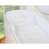 Universal bumper for Baby cot - Little Prince/Princess white