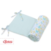 Universal bumper for cot - blue butterflies