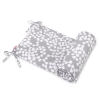 Universal bumper for cot - bubbles gray