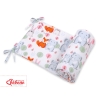Universal bumper for cot - funny elephants