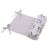 Universal bumper for cot - gray panda