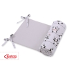 Universal bumper for cot - gray panda