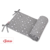 Universal bumper for cot - mini stars white