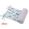 Universal bumper for cot - mint rabbits