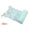 Universal bumper for cot - moons mint