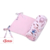 Universal bumper for cot - swallows blue