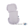 White Wicker Doll Bassinet Stroller Retro Style Basket Handmade -523