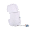 White Wicker Doll Bassinet Stroller Retro Style Basket Handmade  White Bedding Set