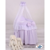 Wicker crib for doll with drape no. 2159-304