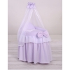 Wicker crib for doll with drape no. 2159-304