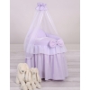Wicker crib for doll with drape no. 2159-304