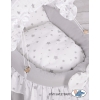 Wicker crib for doll with hood no. 2158-1016
