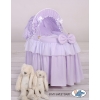Wicker crib for dolls with hood no. 2158-304