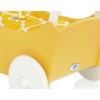 Wood Stroller Doll pram Yellow With White -723