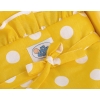 Wood Stroller Doll pram Yellow With White -737