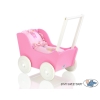 Wooden Doll Carriage Fuchsia -558