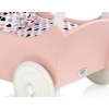 Wooden Doll pram Carriage Powder-Rosa -767